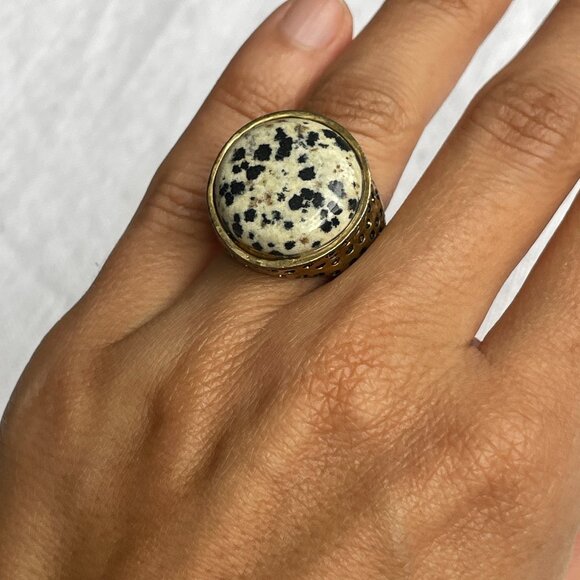 Madewell Round Speckled Ring - Picture 2 of 4